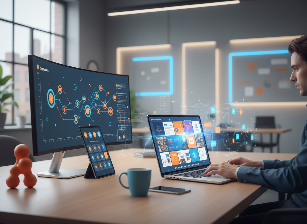 AI-assisted marketing workspace